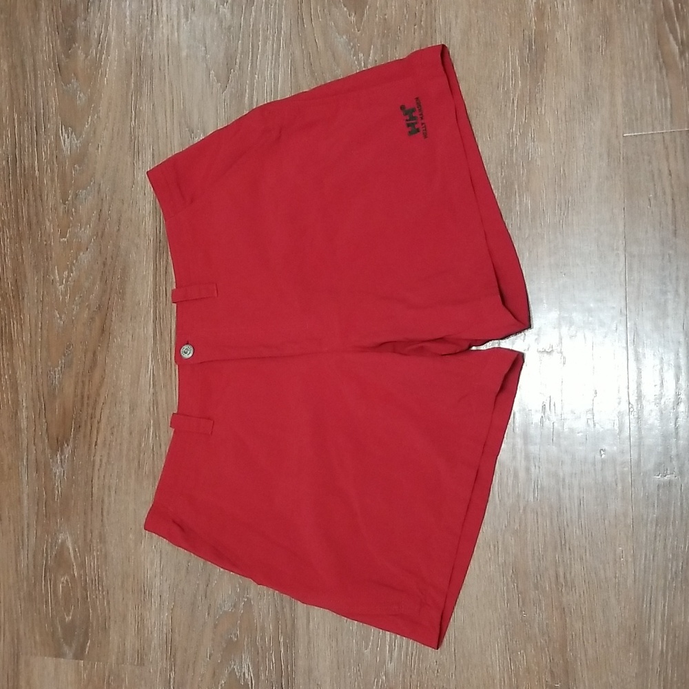(L) NWT H/H Helly Hansen Side Winder Shorts in 105 Crimson Hiking Gorpcore